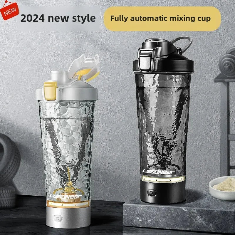 2024 New Automatic Mixer Cup Electric Shake Cup Fitness Coffee Milk Powder Soymilk Charging Sports Water Cup Motorcycle Equipmen