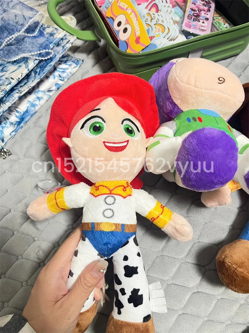 Lovely Stuffed Woody Buzz Lightyear Jessie Plushies Cute Toy Story Anime Plushies High Quality Doll Children's Room Decor Gift