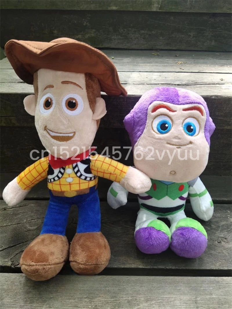 Lovely Stuffed Woody Buzz Lightyear Jessie Plushies Cute Toy Story Anime Plushies High Quality Doll Children's Room Decor Gift