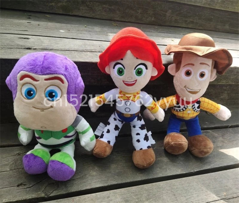 Lovely Stuffed Woody Buzz Lightyear Jessie Plushies Cute Toy Story Anime Plushies High Quality Doll Children's Room Decor Gift