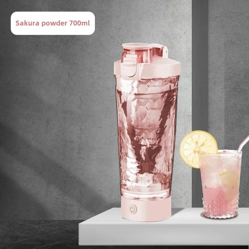 2024 New Automatic Mixer Cup Electric Shake Cup Fitness Coffee Milk Powder Soymilk Charging Sports Water Cup Motorcycle Equipmen