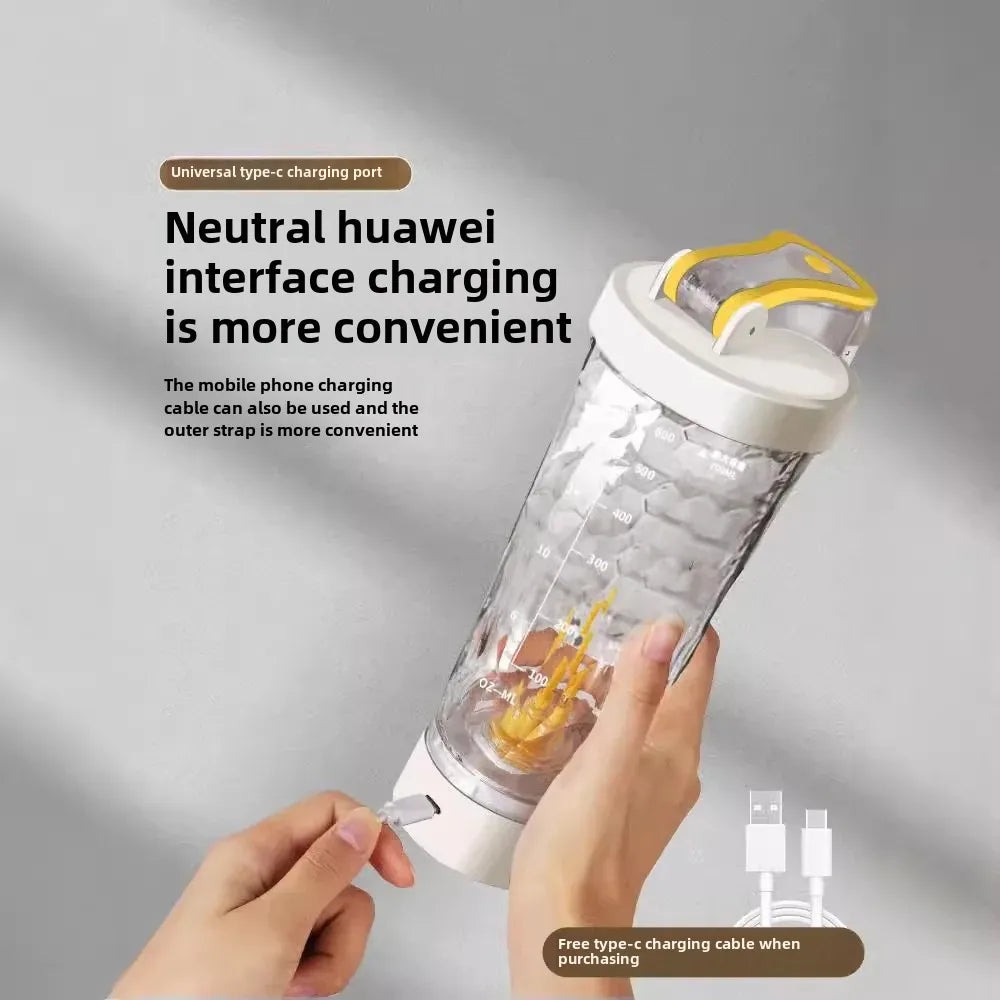 2024 New Automatic Mixer Cup Electric Shake Cup Fitness Coffee Milk Powder Soymilk Charging Sports Water Cup Motorcycle Equipmen