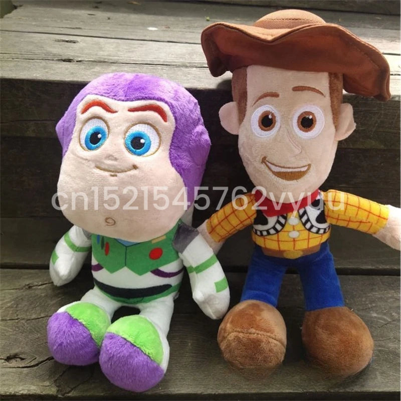 Lovely Stuffed Woody Buzz Lightyear Jessie Plushies Cute Toy Story Anime Plushies High Quality Doll Children's Room Decor Gift