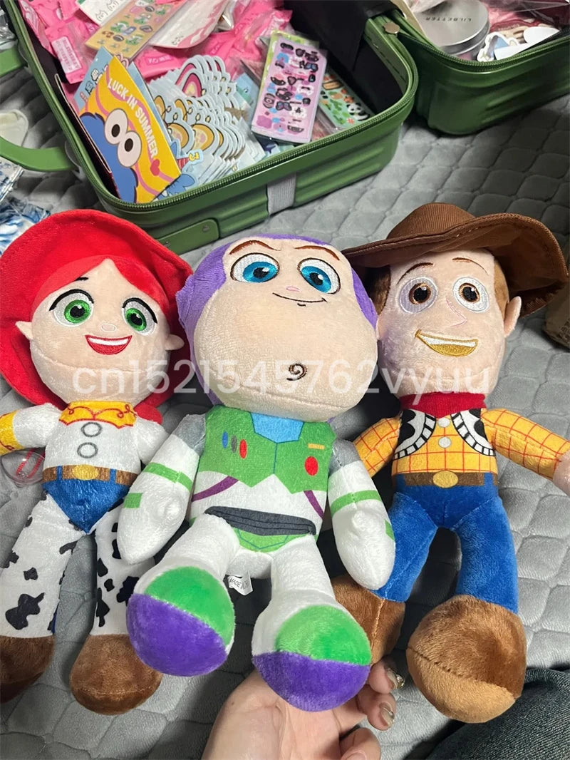 Lovely Stuffed Woody Buzz Lightyear Jessie Plushies Cute Toy Story Anime Plushies High Quality Doll Children's Room Decor Gift